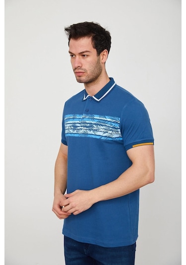 Cazador Erkek 4192 Polo Yk. T-shırt 23yceeo04192 K.mavı