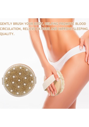 Youtek Doğal Kıllar İle Derinlemesine Temizlik Sağlayan Masaj Fırçası