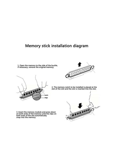 Vaseky Masaüstü Belleği Ddr3 1600mhz 8g 4g Dımm Ram 4 Gb