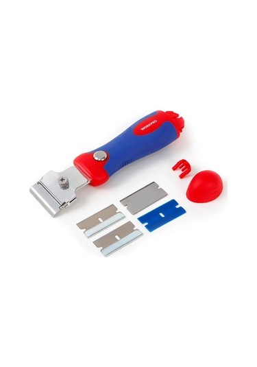 Workpro Wp219004 40mm Geri Çekilebilir Profesyonel Kazıyıcı + 4 Parça Kazıma Bıçak Seti