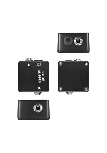 Yunboo Gitar Ses Kalitesi Artırıcı: Kablolu Ses Kaybını Önleyen, Taşınabilir Tüm Metal Efekt Pedalı 1/4" Jack, 9v Dc