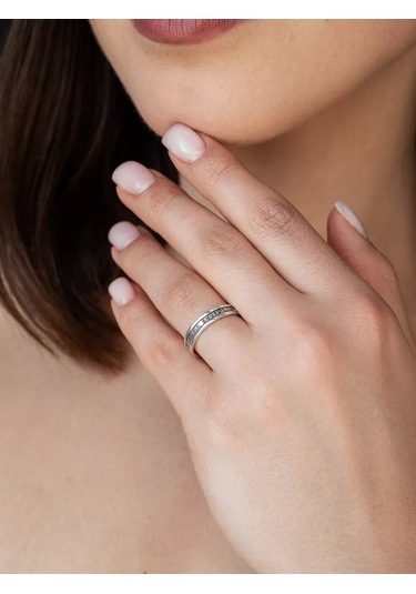 Voznesenskij Uvelirnyj Zavod 925 Gümüş "kurtar Ve Korusun" Yüzüğü 179422141 Gri