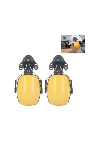 Shineyee Pvc Ve Sponge Konstrüksiyon Güvenlik Kaskı Ek Parçası - Gürültü Engelleme Ve İşitme Koruma Kulaklıkları