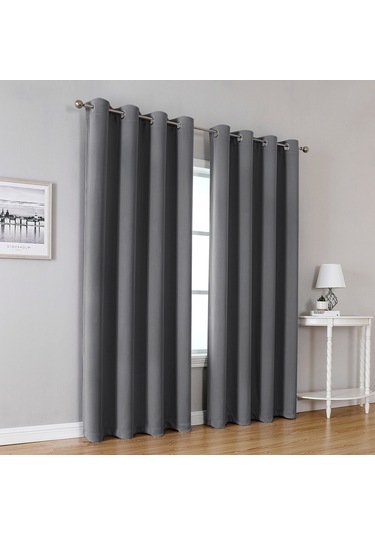 Symbee İki Parça Polyester Işık Engel Perde - Isı Yalıtımı, Gürültü Azaltma, Özel Konfor Odalar İçin Diğer