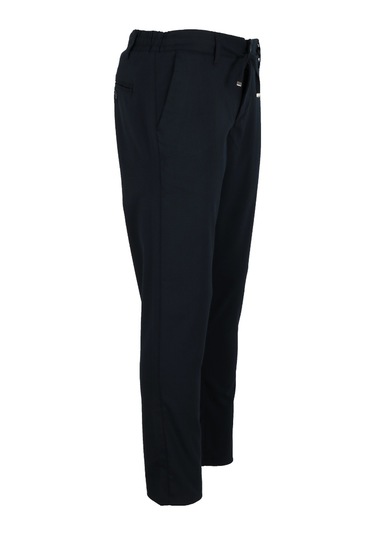 Erkek Jogger Pantolon Bel Bağcıklı Dar Kesim Rar01341 Lacivert