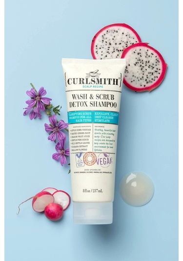 Curlsmith Arındırıcı Ve Peeling Etkili Detox Şampuanı 237ml Tüm Saçlar
