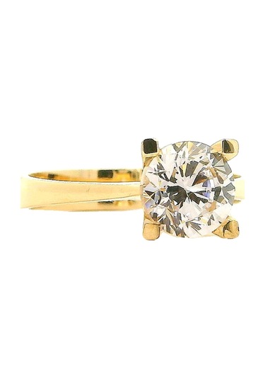 Cigold Tektaş Yüzük 14 Ayar Altın 2.80 Gr Oa-k21401029229 Renkli