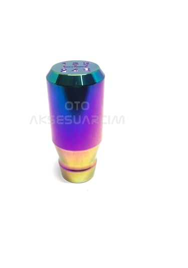 Metal Manuel Vites Topuzu Rainbow Renkli