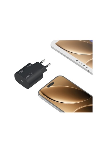 Apricot Apc-u425/b 25w Pd Siyah Hızlı Ev Şarj Adaptörü