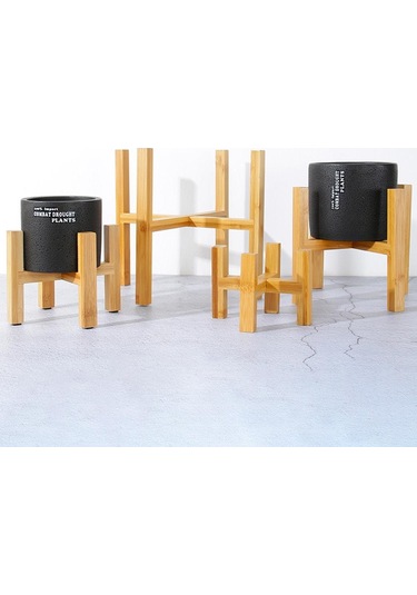 Raf Tutucu Pot Bonsai Ev Bahçe Ahşap Çiçek Kapalı Ekran Bitki Stand Rafı S