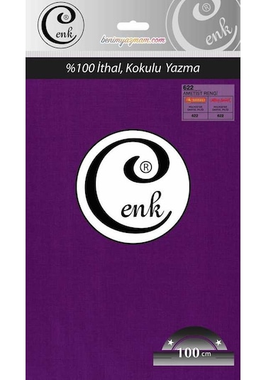 Abarta Cenk Düz Renk Yazma 100cm Poşetli Renk Seçenekleri Ametist