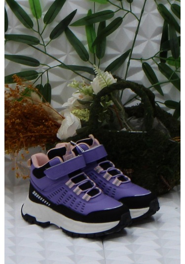 Fort Cool Tiger Mor Rahat Kaymaz Taban Kız Çocuk Bot Mor