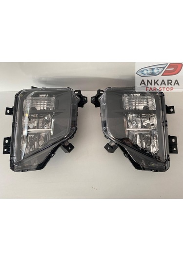 Mitsubishi L200 2019 - 2021 Sis Lamba Takım Sağ - Sol 3 Ampul