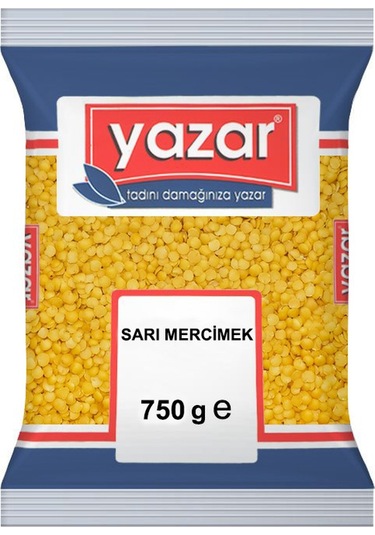 Yazar Sarı Mercimek 750 G