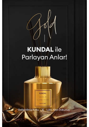 Kundal Basil & Citrus Gold Edition Perfume Diffuser 2 x 200 ML