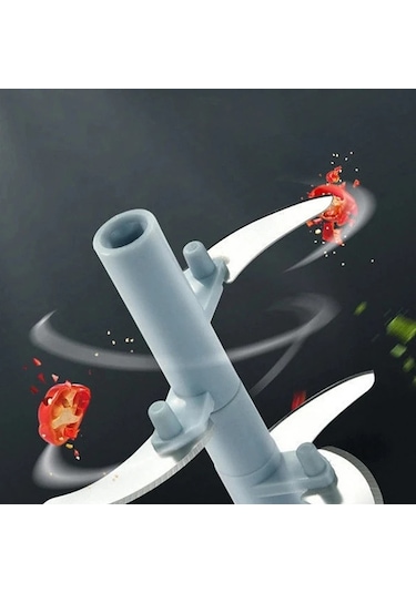 Awesomestore 900ml Yeşil Mutfak Sebze Doğrayıcı, Multifonksiyonel Sarımsak Ezici, Et Kıyma Makinesi Yeşil