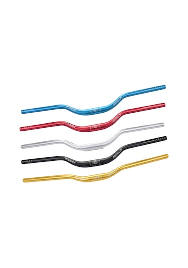 Dofolink Alüminyum Allyuminyum Bisiklet Sapı 31.8mm Çap 700mm Uzunluk 9 Manevra Mountain Bike, Climbing Bike İçin Siyah Düz/sırtlı Seçenekli