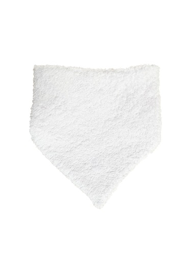 Bebek Ağız Bezi Salya Önlüğü Fular Çok Amaç 2'li K-byz Beyaz - Kiremit