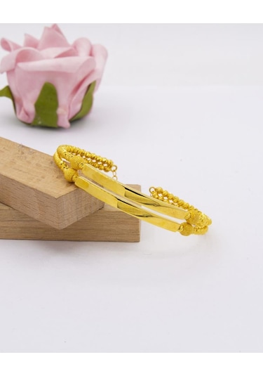 Latif Kuyumculuk 22 Ayar Altın 2'li Kaburga Dorikalı Kadın Bileklik Lkbk1088