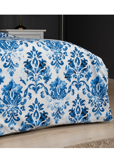 Cotton Collection Tek Kişilik Nevresim Seti Akdeniz Renkli