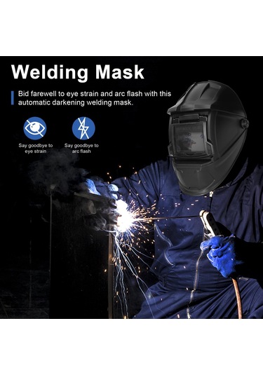 Jms Otomatik Karartma Kafaya Monte Kaynak Kaskları Argon Ark Kaynak Maskesi