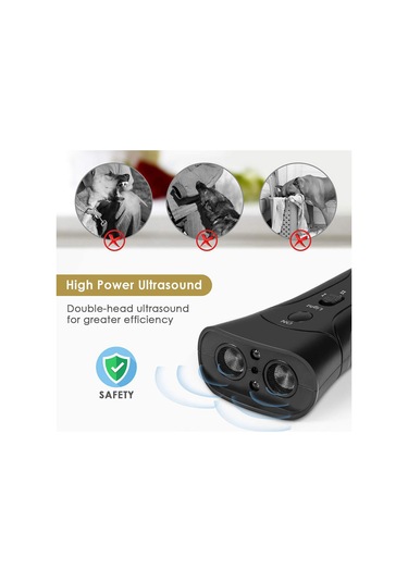 Folinda Köpek Eğitici Cihazı: İki Hoparlörlü Ve Lazerli, Kendini İzlemeyi Dürtme, Havlamayı Durdurma Pil Dahil Değil