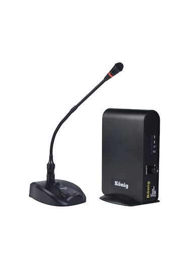 König Uhf Kablosuz Masa Mikrofonu K-301 M