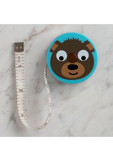 Büro Ev Ofis İçin 1,5mt Ölçer Cam Göbeği Şerit Metre Sevimli Motif Mezura Diğer