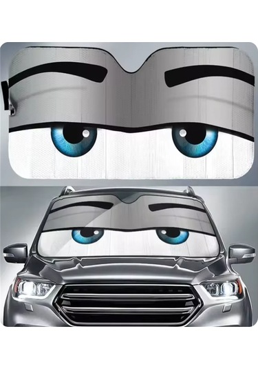 Goldenqian Moda Araba Ön Pencere Siperliği 70x130 Cm Güneşlik Güneş Koruyucu Perde Güneş Şemsiyeleri Reflektör Anti Uv Koruyucu Nazar 8