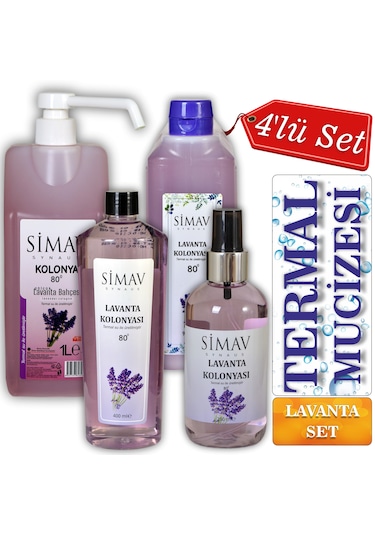 Simav Synaus Termal Sulu Lavanta Kolonyası Seti 4'lü