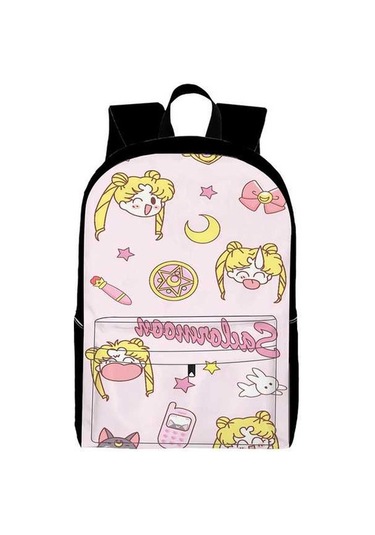 Trendooze Uygun, Siyah Siyah Siyah Sırt Seyahat, Sailor Organizasyon Moon Kawaii Karikatür, İş İnç İle, İçin, Genç, Dizüstü Çoklu Cf76 Çantası, Çalışması Bölmeleri Bilgisayara 15.6 Ge Siyah