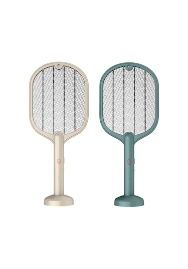 Xindoker Yeşil Elektrikli Mus Defeneri - Işıklı Ve Vurmalı 2'li Fonksiyon, Usb Şarjlı, Duvar Takılan Mus Ve Sinek Öldürücü Aleti