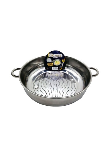 No-3 - 30cm Basık Süzek Metal Süzgeç Go50605549480 Çok Renkli