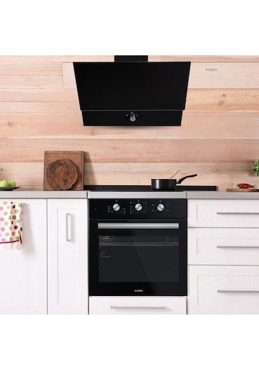 Kumtel B66-SF2 MT - V6 - 04T - DA6-830 Turbo Vitroseramik Kristal Siyah Cam Ankastre Set