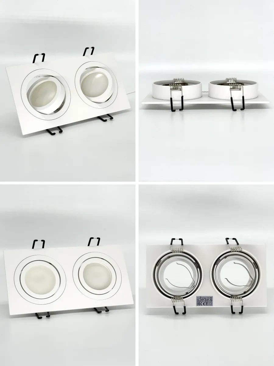 Truenergy Gömme Çiftli Tavan Lambası 269177182 Beyaz