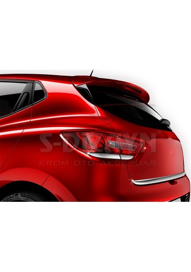 S-Dizayn Renault Clio 4 Hb Krom Stop Alt Çıtası 4 Prç 2012 Üzeri