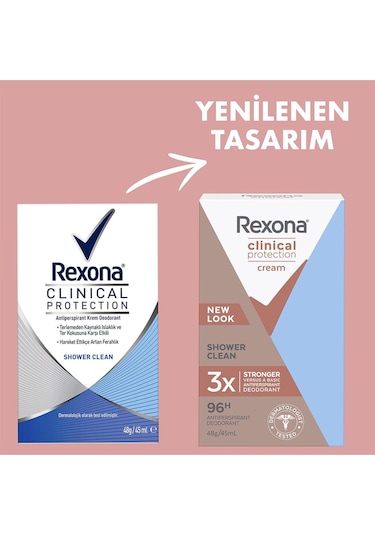 Rexona Clinical Protection Shower Clean Stick Deodorant 45 ML