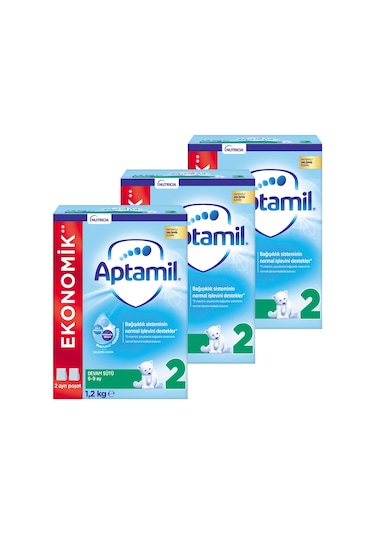 Aptamil 2 Devam Sütü 1200 G 3 Adet