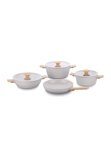 Korkmaz Seravita 7 Parça Tencere Seti A2793 Gri