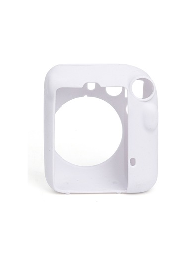 Instax Mini 12 Makine Uyumlu Beyaz Koruyucu Silikon Kılıf