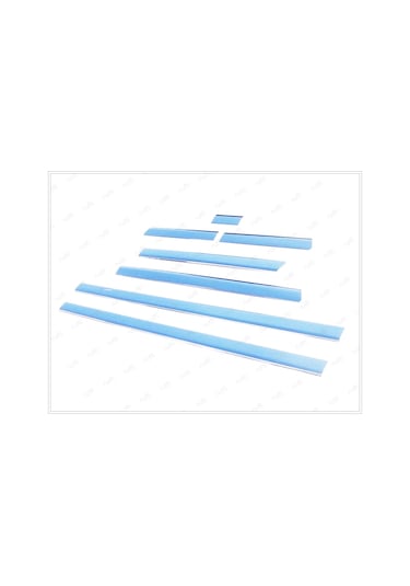 Vw T5 Transporter Krom Yan Kapı Çıtası 7 Prç 2003-2015 Uzun Şase