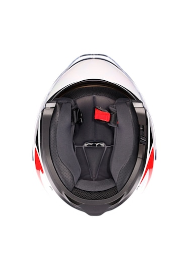 Agv Kask/ırıdes Tolosa Black Grey Red Conf Siyah