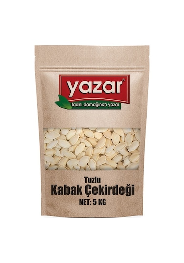Yazar Kuruyemiş Kabak Çekirdeği Tuzlu 5 KG