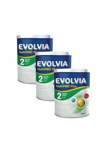 Evolvia Nutripro Plus 2 Devam Sütü 6+ Ay 3 x 800 G