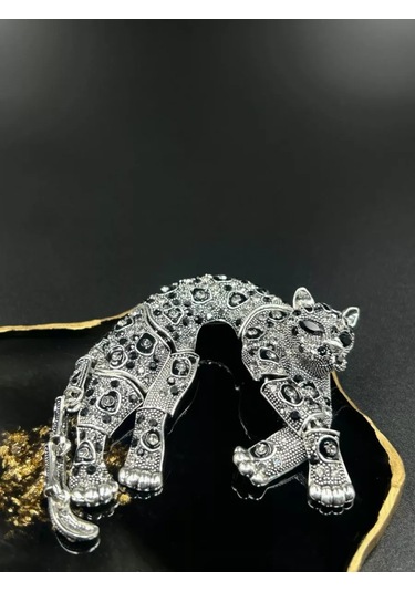 Scarlet Msk Broş Kaplan 214243911 Gri