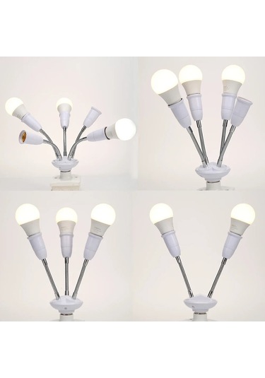 Evrensel E27 Lamba Tabanı 85-285v Ayarlanabilir Tüp Led Lamba