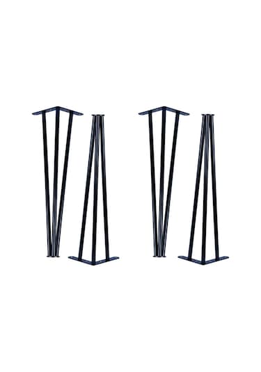Metal Boru Ayak Kütük Masa Dresuar Orta Sehpa Zigon Ayağı 40 Cm 4 Adet
