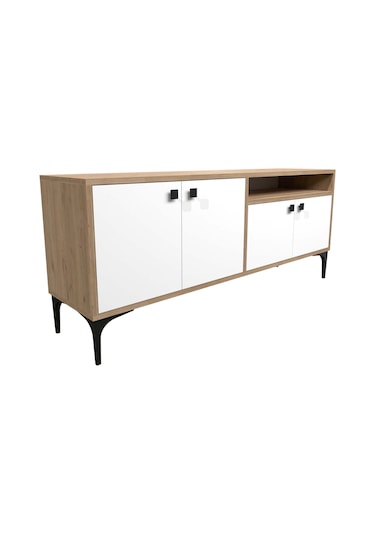 1548 Artemıs 139 Cm Tv Ünitesi Sepet-beyaz