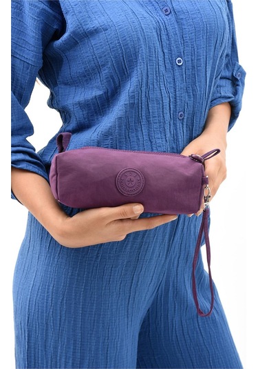 Tek Bölmeli Kalemlik Yıkanabilir ve Su Geçirmez Mor Model: 571-15h - Mor