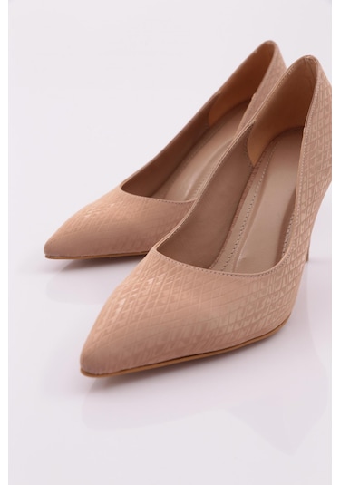 Dgn 1002 Kadin Topuklu Stiletto Ayakkabi 1002-2453-R15044 Ten Dgn 1002 Kadin Topuklu Stiletto Ayakkabi 1002-2453-R15044 Ten